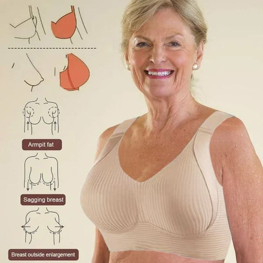 🎁Pay 1 Get 3 Packs(Each only ￡5.6) 🔥 Super firming bra | Wire-free push-up bra 👍 No more sagging breasts