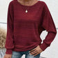 ⏰Early Autumn Limited Price￡13.99🍂 Women's Soft Solid Batwing Sleeve Pullover Long Sleeve Top