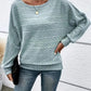 ⏰Early Autumn Limited Price￡13.99🍂 Women's Soft Solid Batwing Sleeve Pullover Long Sleeve Top