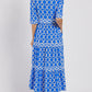 🎉Spring Specials Sale 50% OFF🌸💐Women’s Geometric Print V-Neck Maxi Dress