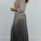 🍂Autumn Promotion 49% OFF🔥Women's solid color Long Sleeve Jumper & Pleated Bottom Dress