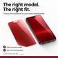 📱LAST DAY SALE ONLY￡8.99! ✨❤️Red Shimmer Privacy Tempered Glass Screen Protector for iPhone –Stylish Protection & Extra Privacy! ✨