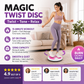 🔥Last Day Special Price £15.99!!⚡Waist Twisting Massage & Exercise Balance Board – Burn Fat, Slim Waist & Improve Circulation at Home