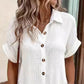 💥Limited Sale Only ￡13.99!!✨Short Sleeve Shirt Dress - Soft, Pocketed & Effortlessly Stylish💃