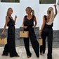 49% Off New Products Hot Sale🔥Women's Sleeveless Wide Leg Jumpsuit