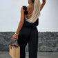 49% Off New Products Hot Sale🔥Women's Sleeveless Wide Leg Jumpsuit