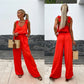 49% Off New Products Hot Sale🔥Women's Sleeveless Wide Leg Jumpsuit