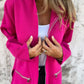 Women's Casual Zippered Coat