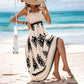 Women’s Summer Print Sleeveless Flowy Long Dress