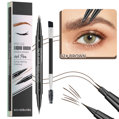 🔥2025 NEW YEAR Sale 50% OFF🔥 2-in-1 Dual-Ended Microblading Eyebrow Pen