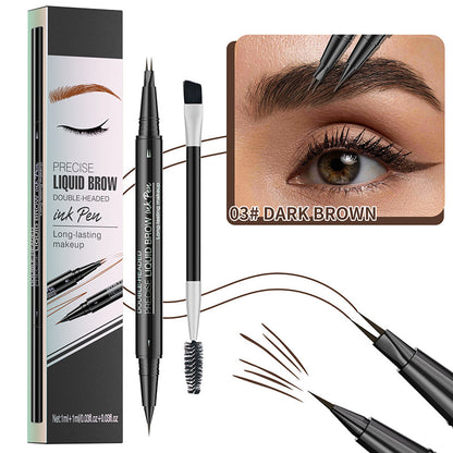 🔥2025 NEW YEAR Sale 50% OFF🔥 2-in-1 Dual-Ended Microblading Eyebrow Pen