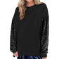 🔥Last Day 49% OFF🌷Women’s Loose Fit Sequin Sweatshirt