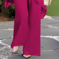 🔥2025 HOT SALE 50% OFF🔥Charming Irregular Top & Wide Leg Pants Set