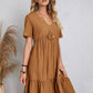 💝Hot Sale 49% Off🎁Retro V-neck Loose Casual DressRetro V-neck Loose Casual Dress