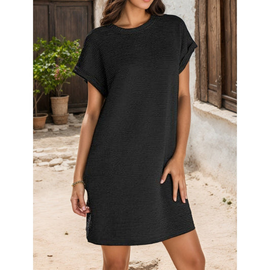 🔥2025 HOT SALE🔥Women's Lightweight Summer Short Sleeve Dress with Pockets