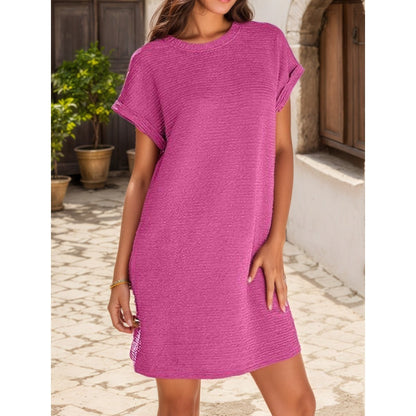 🔥2025 HOT SALE🔥Women's Lightweight Summer Short Sleeve Dress with Pockets