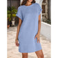 🔥2025 HOT SALE🔥Women's Lightweight Summer Short Sleeve Dress with Pockets