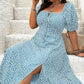 💃Summer Hot Sale-49% OFF💗Plus Size Split Floral Print Boho Maxi Dress