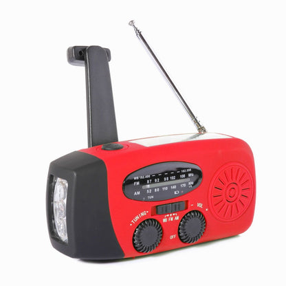 ⏳LAST DAY SALE ONLY￡19.99!🔥Multifunctional Portable Solar Emergency Radio 📻– Power Bank, Hand Crank & Weather Alert for Outdoor & Crisis Preparedness🔦