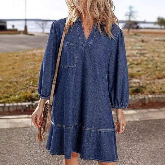 💜Women's Casual Denim Dress