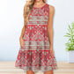 💖LAST DAY SALE 50% OFF💖Summer Printed V-Neck Sleeveless Beach Dress