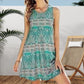 💖LAST DAY SALE 50% OFF💖Summer Printed V-Neck Sleeveless Beach Dress