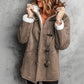 ⏳LAST DAY SALE 50% OFF!!🔥🧸Women's Hooded Suede Coat with Plush Lining– Plush Warmth Meets Effortless Winter Style