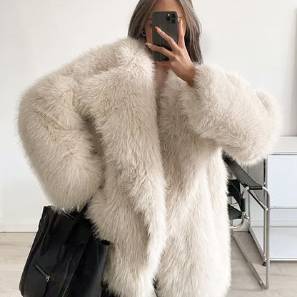 🖤BLACK FRIDAY SALE 50% OFF!!⏳50K+ SOLD! 🎁✨Women's Luxury Fluffy Short Coat