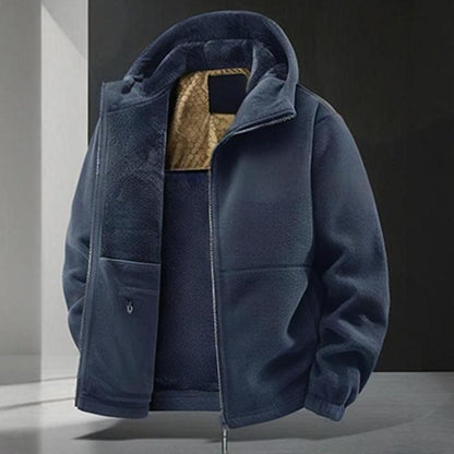⏳LAST DAY SALE 50% OFF🔥Men's Hooded Casual Fleece Jacket with Zipper