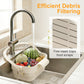 📢📢50% OFF !! ⏰Collapsible Faucet-Hanging Sink Strainer Basket
