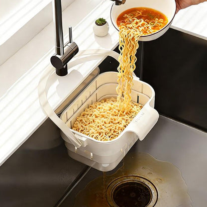 📢📢50% OFF !! ⏰Collapsible Faucet-Hanging Sink Strainer Basket