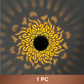 🌀💥Limited Sale -Buy 1 Get 1 Free🌞💡Solar Mandala Wall Light Outdoor Garden Fence Projector Lamp Patio Ambient Decor
