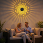 🌀💥Limited Sale -Buy 1 Get 1 Free🌞💡Solar Mandala Wall Light Outdoor Garden Fence Projector Lamp Patio Ambient Decor