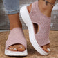 ⏳LAST DAY SALE ONLY ￡11.99!!🔥🔥Women's Breathable Knit Platform Sandals