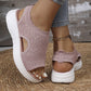 ⏳LAST DAY SALE ONLY ￡11.99!!🔥🔥Women's Breathable Knit Platform Sandals
