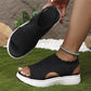 ⏳LAST DAY SALE ONLY ￡11.99!!🔥🔥Women's Breathable Knit Platform Sandals