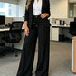⏳Last Day Sale Only ￡15.99!!👖 💥 Women's High-Waisted Straight Leg Trousers – Front seam & elastic back – Versatile, comfortable & perfect for office or casual wear ✨🌸