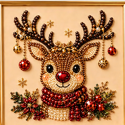 🔥Last Day 50% OFF - ✨🧘Relaxing & Beginner-Friendly - 🎨💎DIY Christmas Pearl Diamond Art Kit