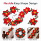 🎁🎄Christmas Sale 50% OFF!😍 Poinsettia Flower String Lights – Add a Warm Holiday Glow ✨