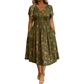 💃Summer Hot Sale 70% OFF🌿⏳Women's V-Neck Floral Print Dress with Twist Waist
