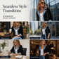 🌸⌛ LAST DAY SPECIAL PRICE – 50% OFF!! 🍂🔥 Women’s Elegant Denim Spliced Ribbed Knit Coat