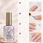 💜💅Last Day-Buy 1 Get 1 Free：ONLY ￡8.99!!!✨Lilac Glossy Mirror Nail Strengthener
