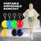 ⏳🏆LAST DAY SALE: ￡6.99!!🎁Buy 1 Get 1 Free🔥Pocket‑Size Disposable Raincoat for Unexpected Showers, Compact Ball‑Packaged Waterproof Emergency Poncho, One‑Size‑Fits‑All Lightweight Rain Protection for Travel, Hiking & Outdoor Events