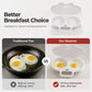 ⏰Last Day Special Price ￡5.99!!⏰Microwave Egg Poacher – Dual-Cavity Steamer, Rapid Heating, Non-Stick PP – Ideal for Home, Office & Travel! 🔥