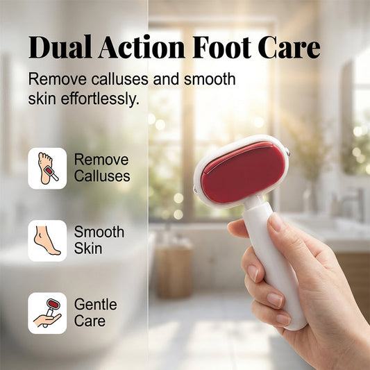 ⏰🔥 LAST DAY SALE 50% OFF (📦Buy 2 , Free Shipping)🏆 Double-Sided Foot Scraper – Easily Removes Calluses and Dead Skin ✨🦶