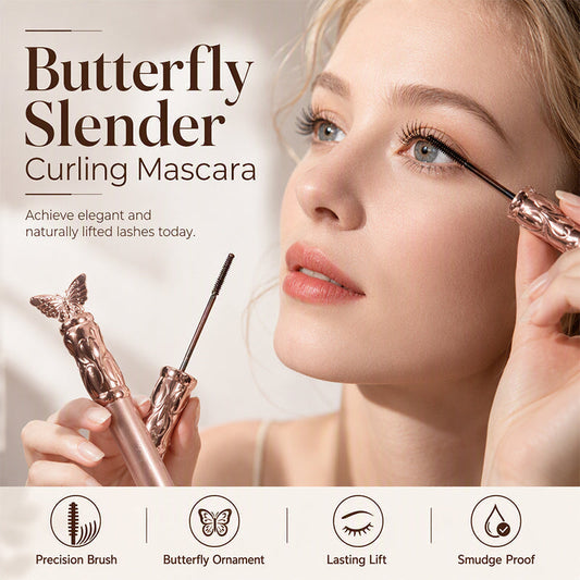 ⏳Last Day Sale Only ￡5.99!!💎Waterproof Smudge-Proof Slim Curling Mascara🌟