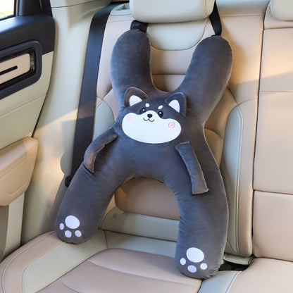 ⏳ LAST DAY SALE 50% OFF! 🎁 Children's H-Shaped Car Travel Pillow – Perfect for Road Trips & Naps!