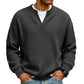 ⏳ LAST DAY 50% OFF! 🔥 Timeless Comfort | Men's Textured Waffle Layered-Look Long-Sleeve Tee