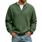 ⏳ LAST DAY 50% OFF! 🔥 Timeless Comfort | Men's Textured Waffle Layered-Look Long-Sleeve Tee