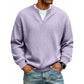 ⏳ LAST DAY 50% OFF! 🔥 Timeless Comfort | Men's Textured Waffle Layered-Look Long-Sleeve Tee